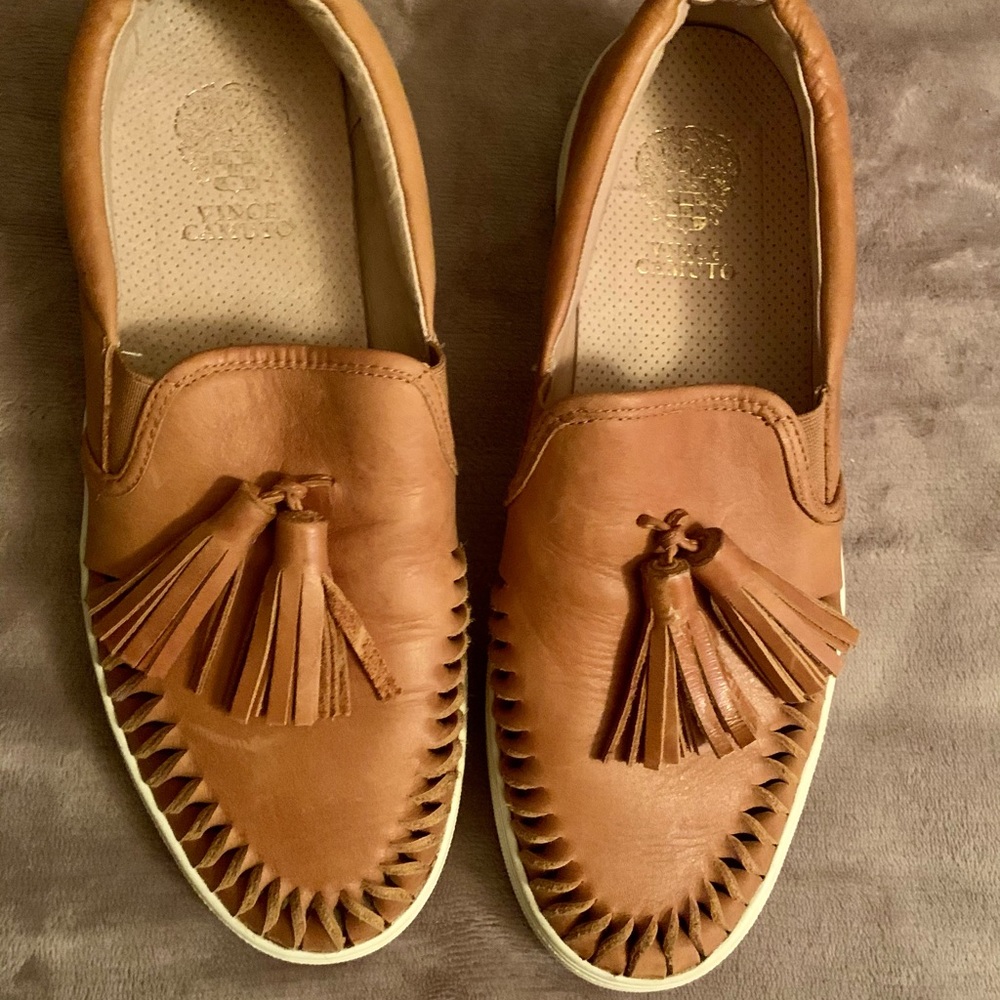 Vince Camuto Kayleena Brown slip on Sneakers.